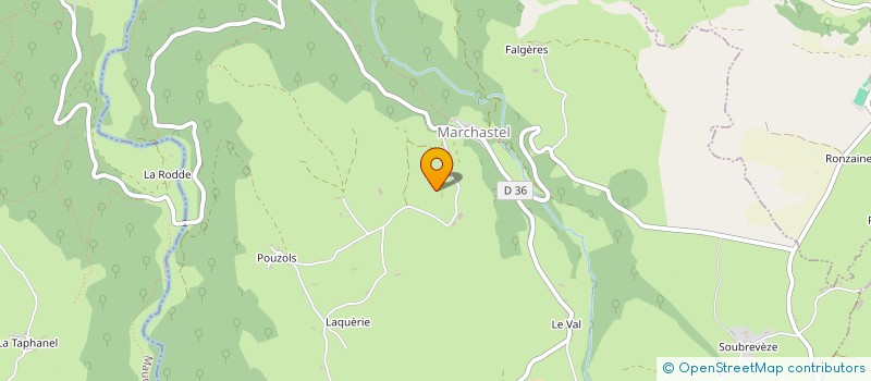 localisation de l'entreprise GAEC DE LA MEALLET à MARCHASTEL