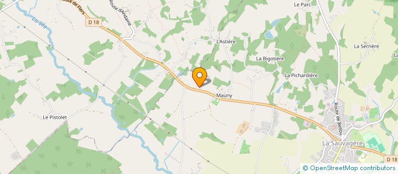 localisation de l'entreprise GAEC DE LA MELLETIERE à SAINT-PATRICE-DU-DESERT