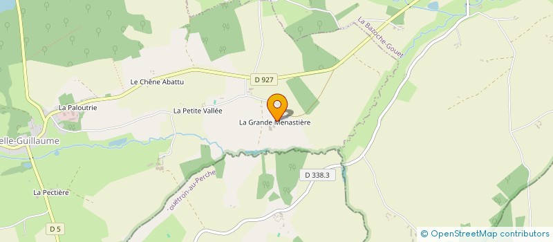 localisation de l'entreprise GAEC DE LA MENASTIERE à CHAPELLE-GUILLAUME