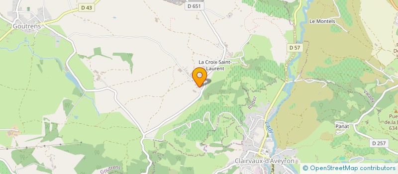 localisation de l'entreprise GAEC DE LA MERIDIENNE à ESCANDOLIERES