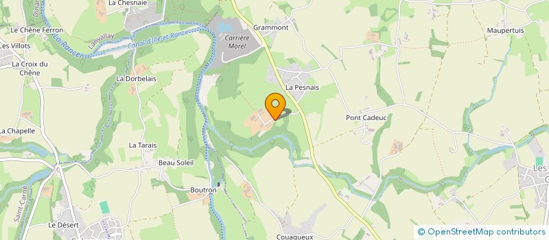 localisation de l'entreprise GAEC DE LA METTRIE à LES CHAMPS-GERAUX