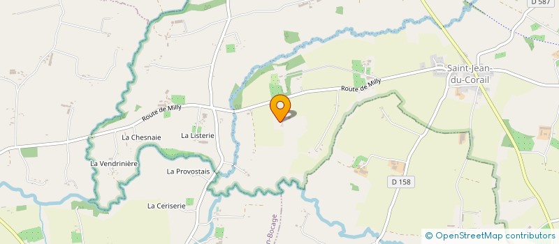 localisation de l'entreprise GAEC DE LA MEUDE à MORTAIN-BOCAGE