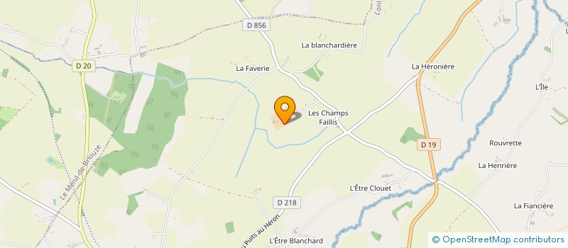 localisation de l'entreprise GAEC DE LA MOISANDIERE à LONLAY LE TESSON