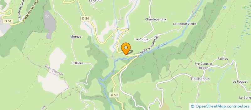 localisation de l'entreprise GAEC DE LA MOLEDE à THIEZAC