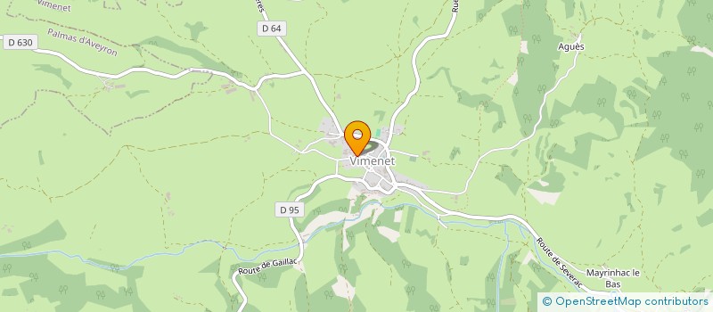 localisation de l'entreprise GAEC DE LA MOLINQUIERE  VIMENET