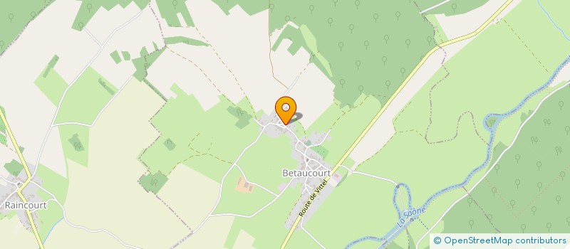 localisation de l'entreprise GAEC DE LA MONTEE à BETAUCOURT