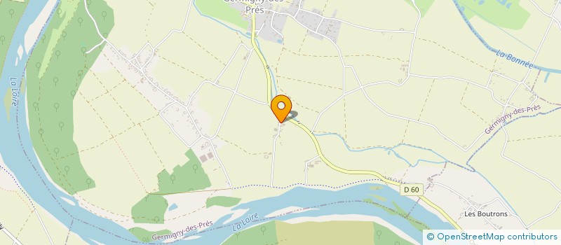localisation de l'entreprise GAEC DE LA MOTTE à GERMIGNY-DES-PRES
