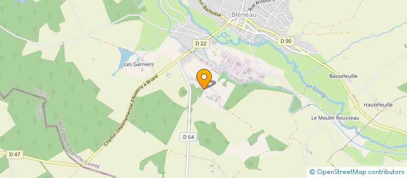 localisation de l'entreprise GAEC DE LA MOTTE LEVAULT à SAINT-PRIVE