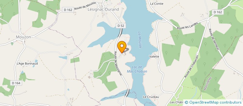 localisation de l'entreprise GAEC DE LA MOULDE à LESIGNAC-DURAND
