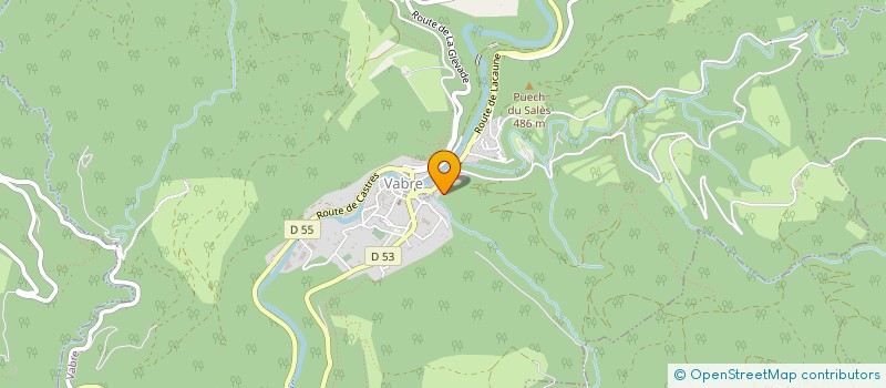 localisation de l'entreprise GAEC DE LA MOULINE DE SAHUZET à LACAZE