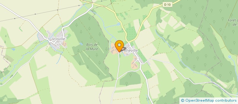 localisation de l'entreprise GAEC DE LA MURE à AHEVILLE