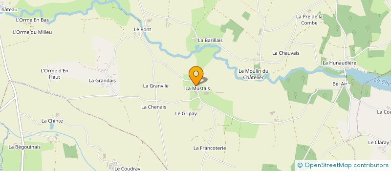 localisation de l'entreprise GAEC DE LA MUSTAIS à SION-LES-MINES