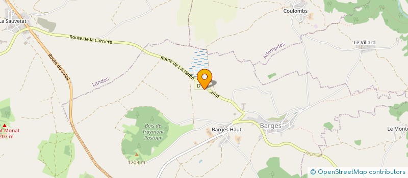 localisation de l'entreprise GAEC DE LA NARCE à LANDOS