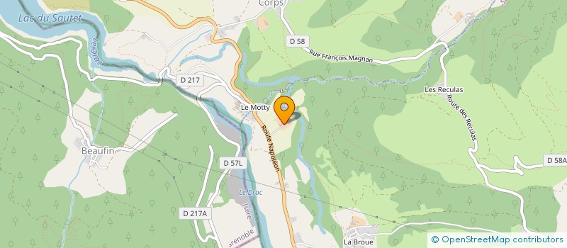 localisation de l'entreprise GAEC DE LA NAUTE à SAINT-FIRMIN