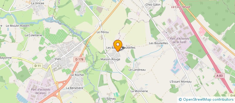 localisation de l'entreprise GAEC DE LA NOE à LE BIGNON