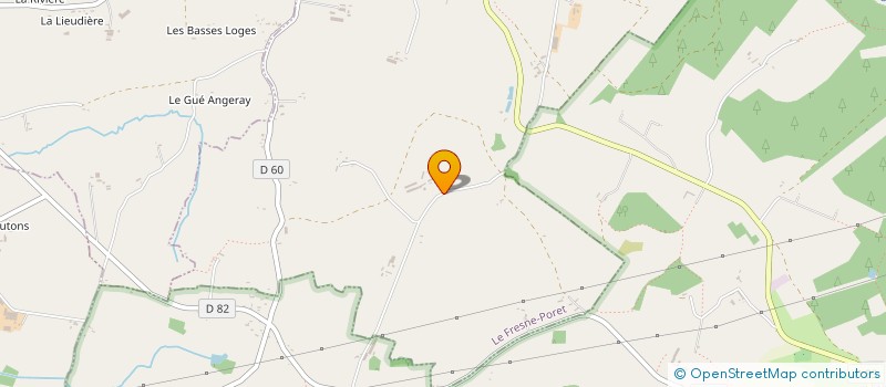 localisation de l'entreprise GAEC DE LA NOE à LE FRESNE-PORET