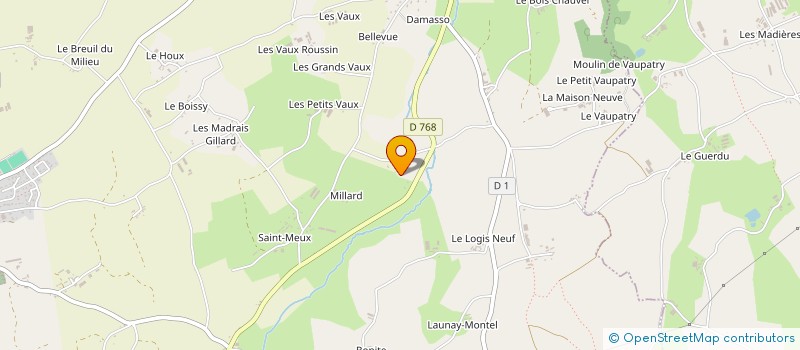 localisation de l'entreprise GAEC DE LA NOE GUENITE à PLEMY