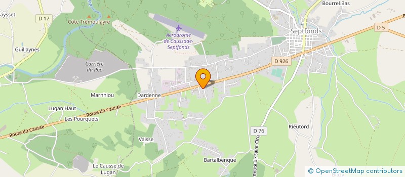 localisation de l'entreprise GAEC DE LA PAGESE à SAINT-GEORGES