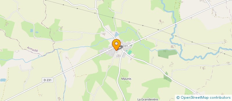 localisation de l'entreprise GAEC DE LA PAILLARDIERE  SEGRE-EN-ANJOU BLEU