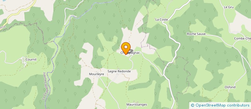 localisation de l'entreprise GAEC DE LA PALE à SAINT-JUST-PRES-BRIOUDE