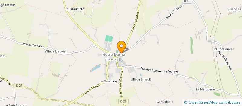 localisation de l'entreprise GAEC DE LA PAQUERIE à SAVIGNY