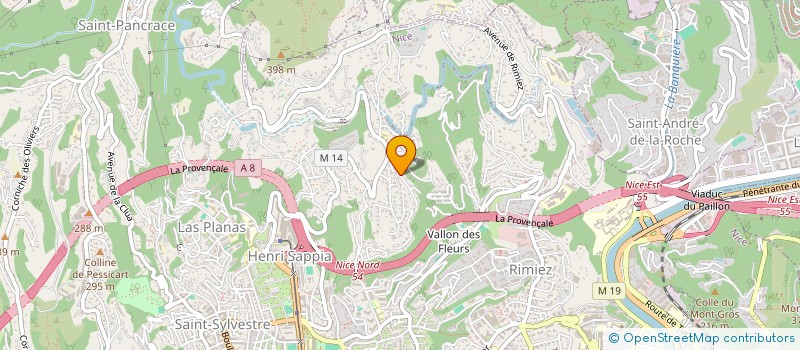 localisation de l'entreprise GAEC DE LA PASTORALE MEZZANOTTI FRERES à NICE