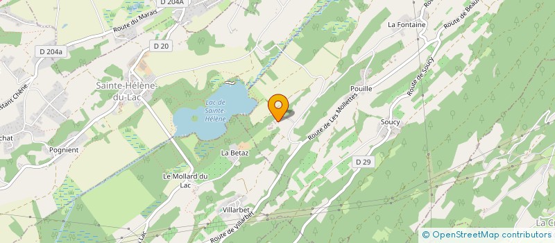 localisation de l'entreprise GAEC DE LA PECHERIE  SAINT-PIERRE-DE-SOUCY