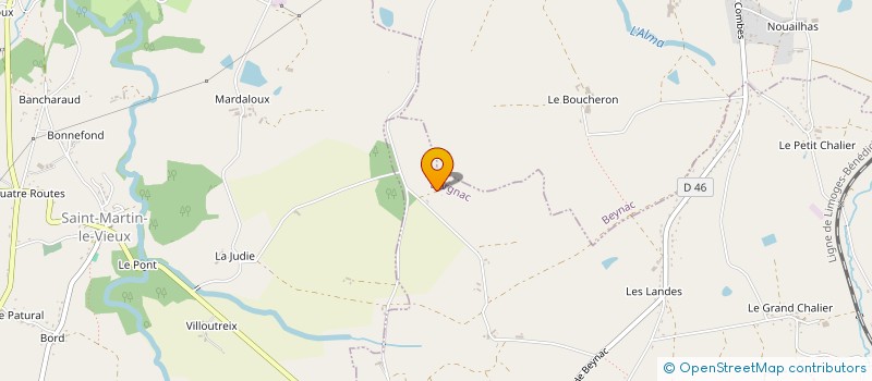 localisation de l'entreprise GAEC DE LA PEIGE à BURGNAC