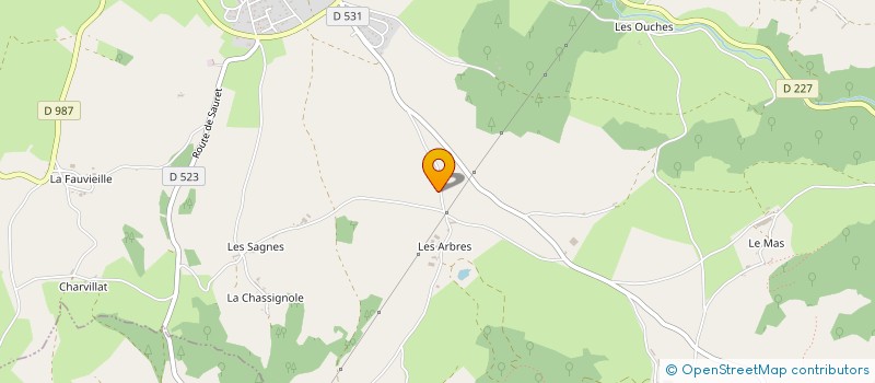 localisation de l'entreprise GAEC DE LA PEIZE  GOUTTIERES