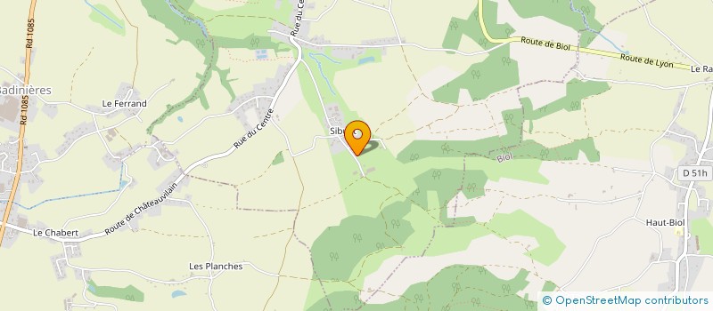 localisation de l'entreprise GAEC DE LA PELUZE à CHATEAUVILAIN
