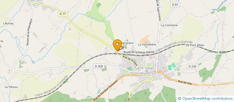localisation de l'entreprise GAEC DE LA PERAUDIERE à NOUES DE SIENNE