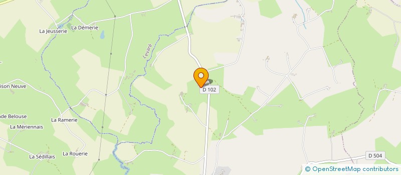 localisation de l'entreprise GAEC DE LA PETITE BOUVERIE à CARELLES