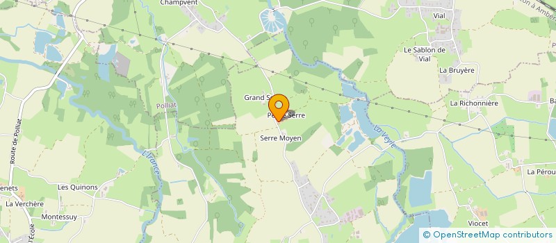 localisation de l'entreprise GAEC DE LA PETITE SERRE à BUELLAS