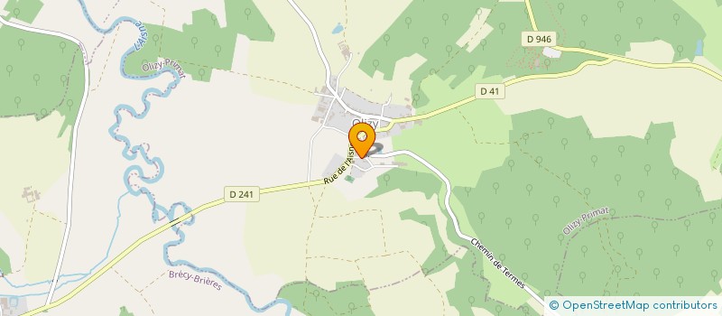 localisation de l'entreprise GAEC DE LA PETITE VILLE à OLIZY-PRIMAT