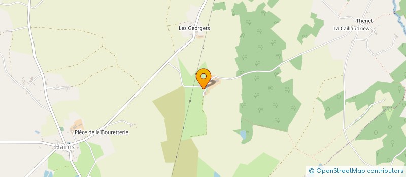localisation de l'entreprise GAEC DE LA PETITE VILLE  HAIMS