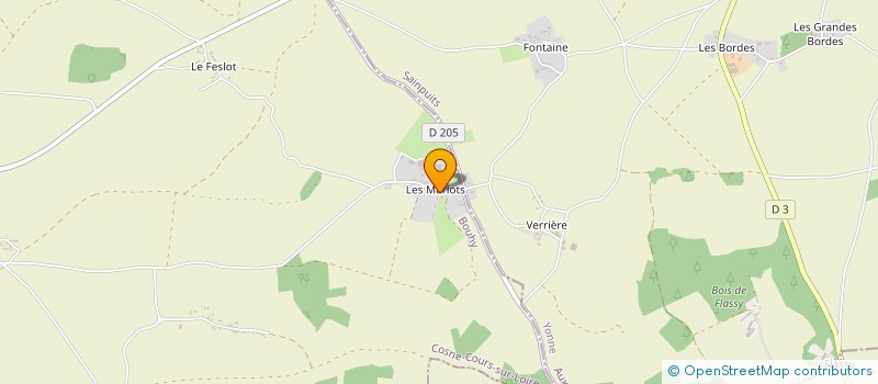 localisation de l'entreprise GAEC DE LA PIERRE  BOUHY