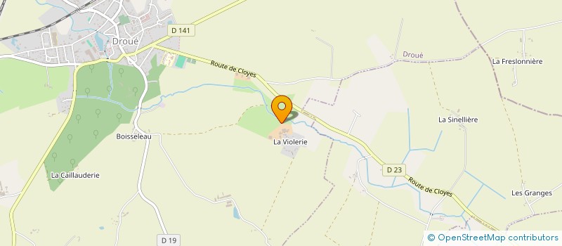 localisation de l'entreprise GAEC DE LA PIERRE COCHEE à DROUE