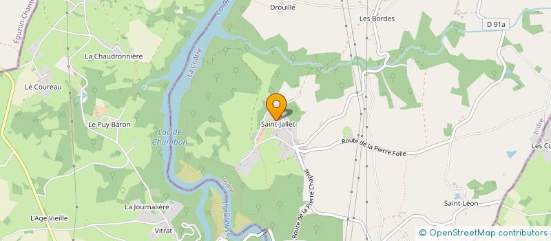 localisation de l'entreprise GAEC DE LA PIERRE FOLLE à SAINT-PLANTAIRE