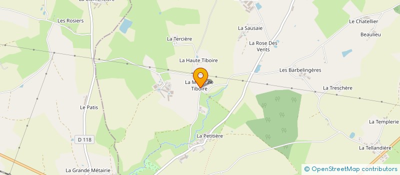 localisation de l'entreprise GAEC DE LA PIERRE TOURNISSE à SEVREMOINE