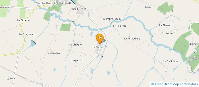 localisation de l'entreprise GAEC DE LA PINAUDIERE  ADRIERS