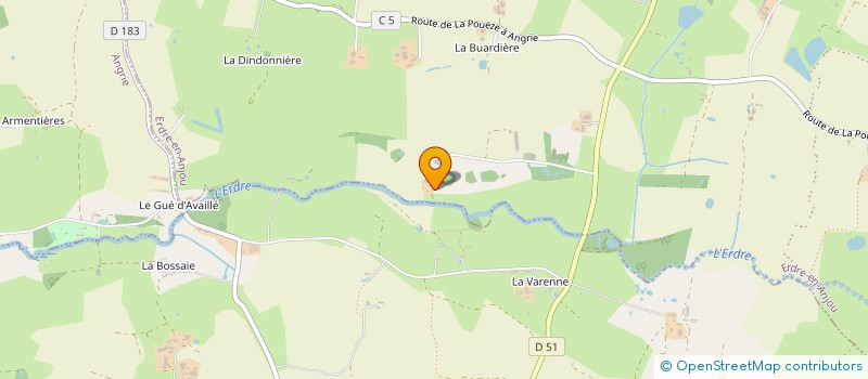 localisation de l'entreprise GAEC DE LA PISATIERE à LE LION D'ANGERS