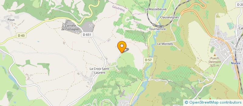 localisation de l'entreprise GAEC DE LA PLAGNE  AUZITS