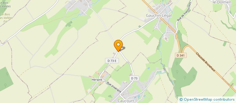 localisation de l'entreprise GAEC DE LA PLAINE D'HERIPRE  GAUCHIN-LEGAL