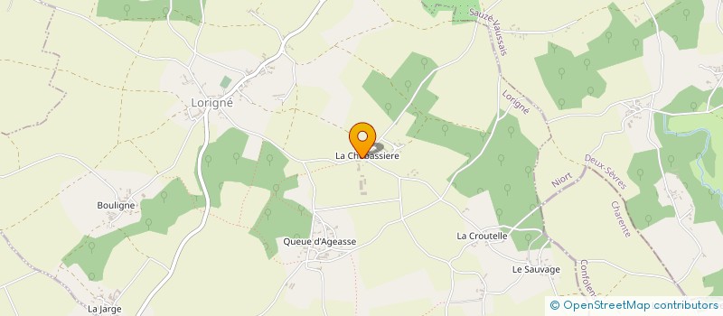 localisation de l'entreprise GAEC DE LA PLAINE DES MARTS à LORIGNE