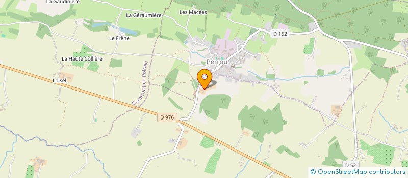 localisation de l'entreprise GAEC DE LA PLANCHE à JUVIGNY VAL D'ANDAINE