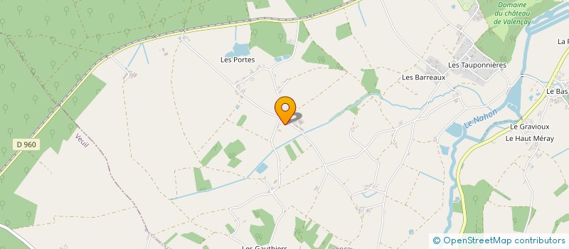 localisation de l'entreprise GAEC DE LA PLANCHETTE à VALENCAY