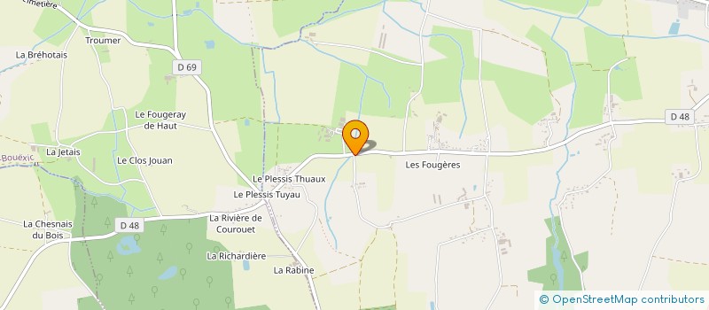 localisation de l'entreprise GAEC DE LA PORTE à GUICHEN