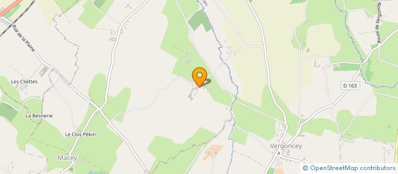 localisation de l'entreprise GAEC DE LA POULAINERIE  PONTORSON