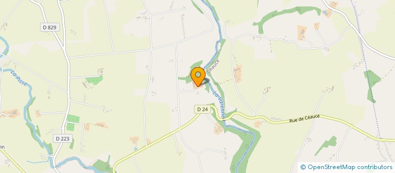 localisation de l'entreprise GAEC DE LA POULARDIERE à SAINT-FRAIMBAULT