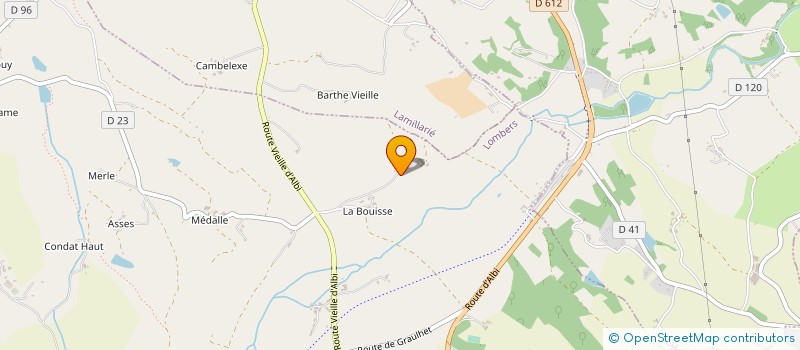localisation de l'entreprise GAEC DE LA POULINENQUE à LOMBERS